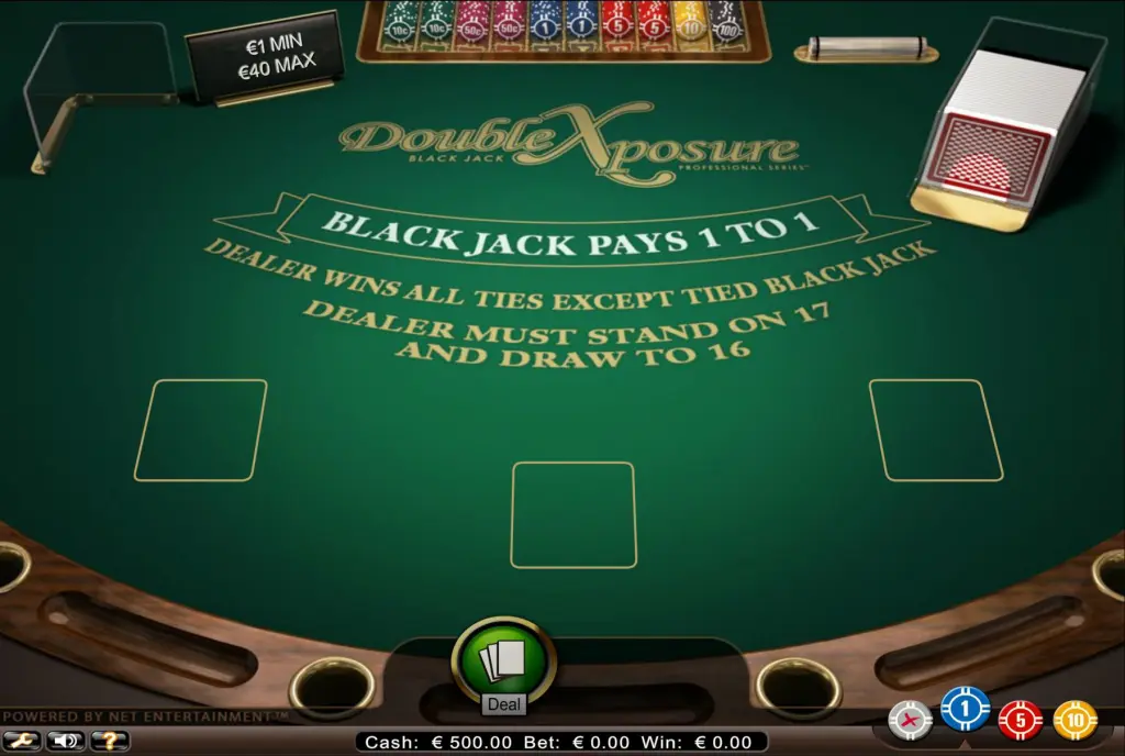 topelt kokkupuude black jack