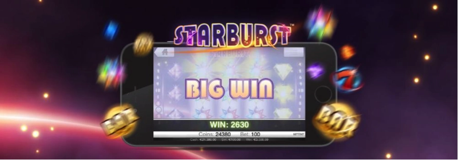 Starburst-mänguautomaat-teie-telefonis