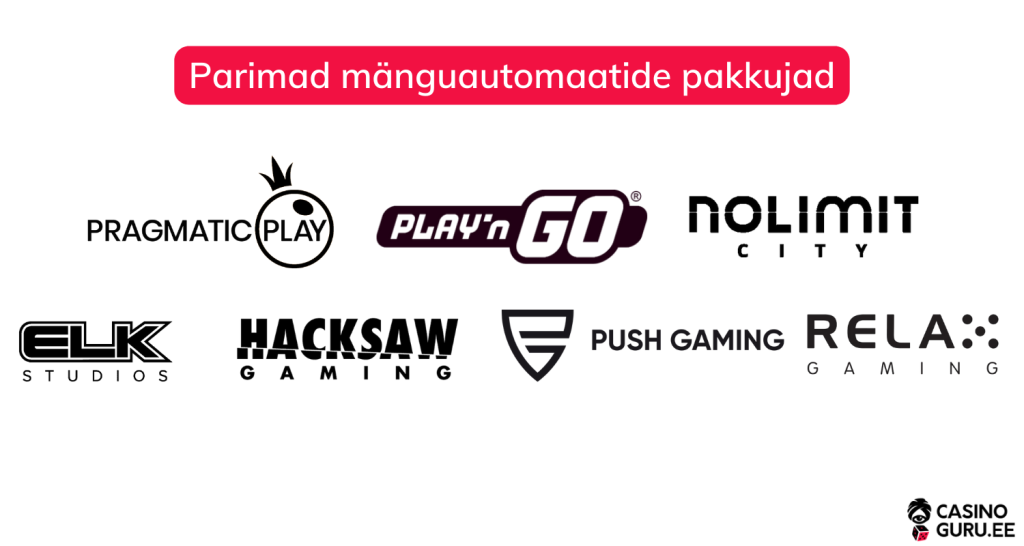 Mänguautomaadid online pakkujad