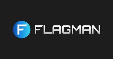 Flagman tiešsaistes kazino logotips