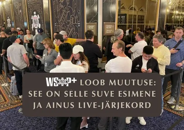 WSOP Live järjekord identiteedi kontrollimiseks