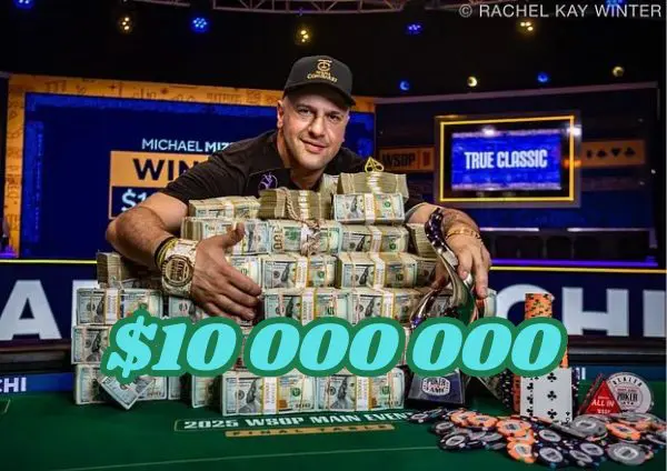 Michael Mizrachi võidab 2025 WSOP põhiturniiri ja $10 miljonit
