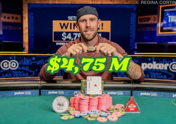 Seth Davies triumfeerib $250K WSOP Super High Rolleril
