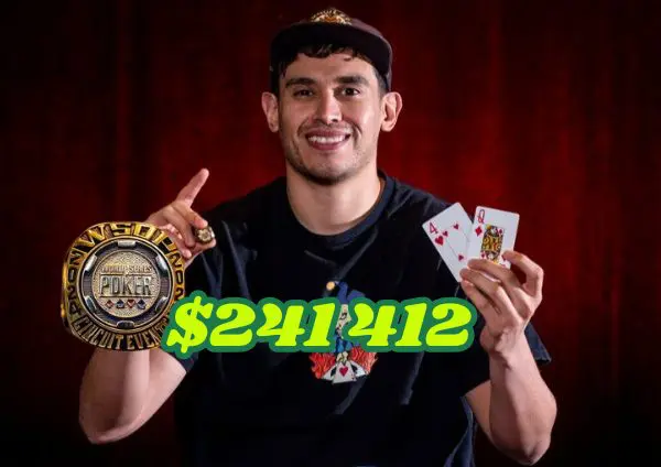 Alex Cruz võidab WSOPC Choctaw põhiturniiri $241K ning saab esimese sõrmuse