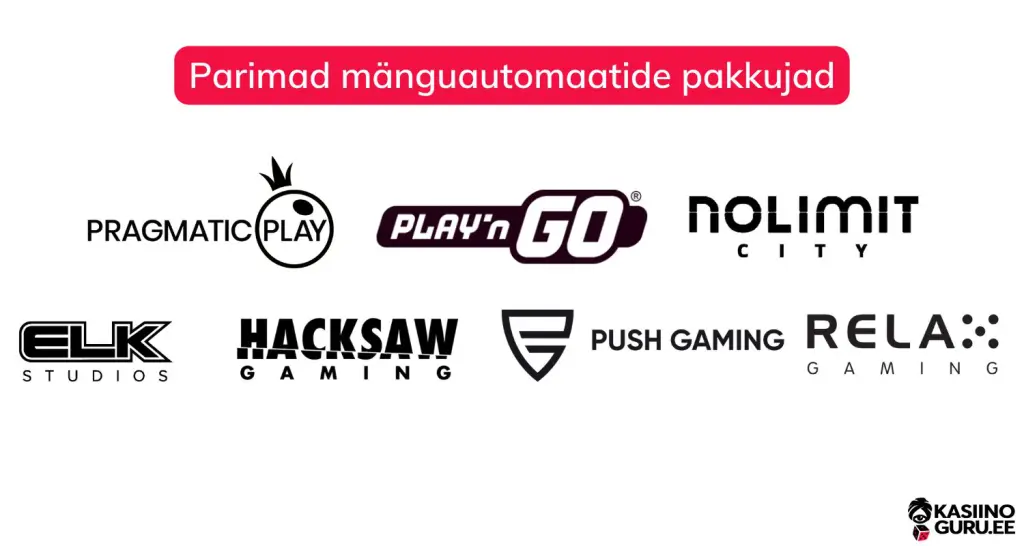 Parimad mänguautomaatide pakkujad